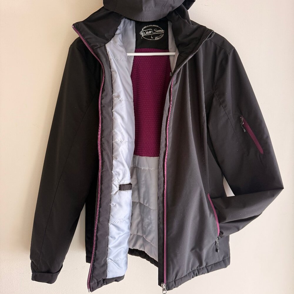 ❄️ White Sierra Women’s Insulated Waterproof Jacket – Size Large